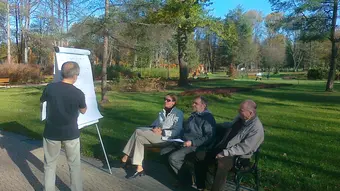 Uczestnicy sesji wyjazdowej GTG